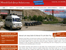 Tablet Screenshot of manalilehjeepsafari.com